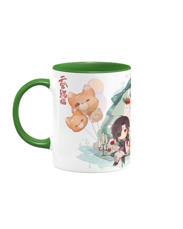 Кружка керамическая "Благословение небожителей. Чиби торт 2. 330 мл"