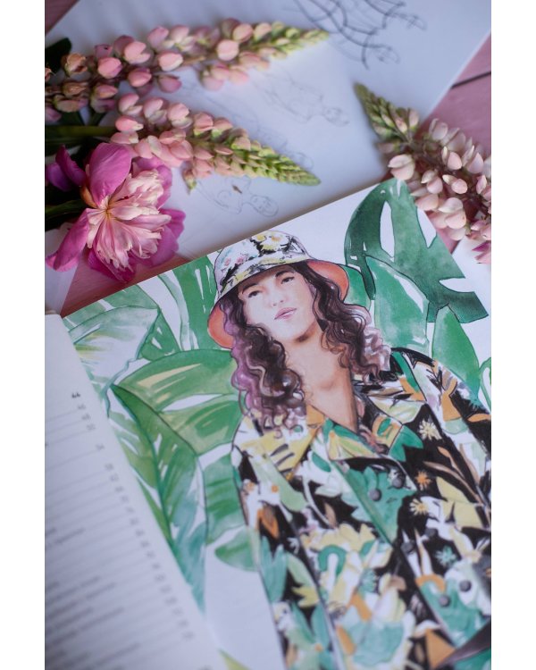 Акварель для Fashion-дизайна. От образа и фигуры до фактуры тканей