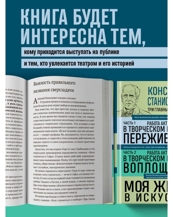 Константин Станиславский. Работа актера над собой Части 1 и 2. Моя жизнь в искусстве