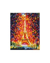 Мозаичные картины . Париж - огни Эйфелевой башни (002-ST-PS)