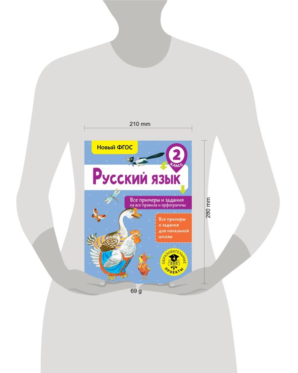 Русский язык. Все примеры и задания на все правила и орфограммы. 2 класс