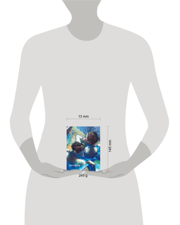 СКЕТЧБУК А5. Эдгар Дега. ГОЛУБЫЕ ТАНЦОВЩИЦЫ (выб.лак)