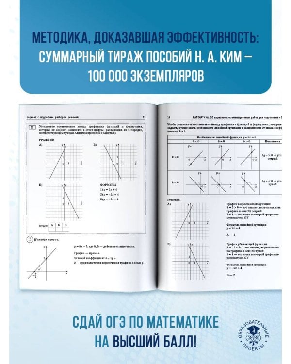 ОГЭ-2025. Математика (60х84/8). 10 тренировочных вариантов экзаменационных работ для подготовки к основному государственному экзамену
