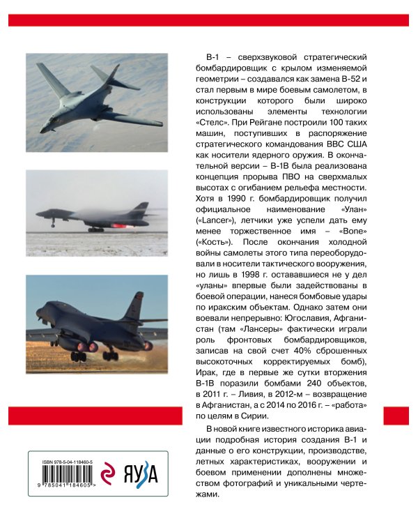 Сверхзвуковой бомбардировщик B-1 Lancer. «Улан» стратегической авиации ВВС США