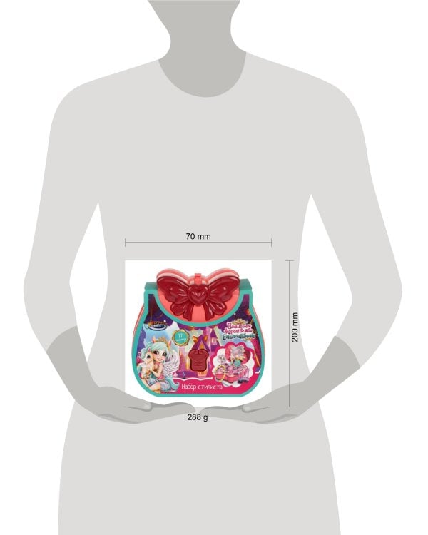 Набор стилиста ЭНЧАНТИМАЛС пл.чемодан.20*16*7,7см ИГРАЕМ ВМЕСТЕ в кор.2*40шт