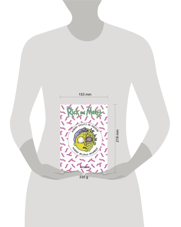 Рик и Морти. Блокнот. Морти (А5, 72 л., контентный блок, со стикерами)