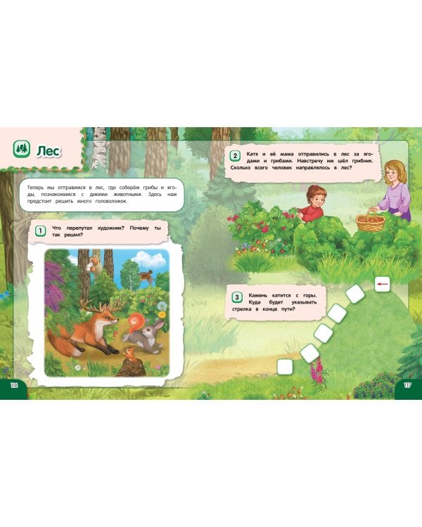 Удивительная книга логических игр и головоломок: для детей 4-6 лет