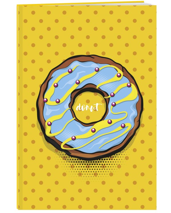 Пончик. Тетрадь (А5, 48 л., УФ-лак, накидки)