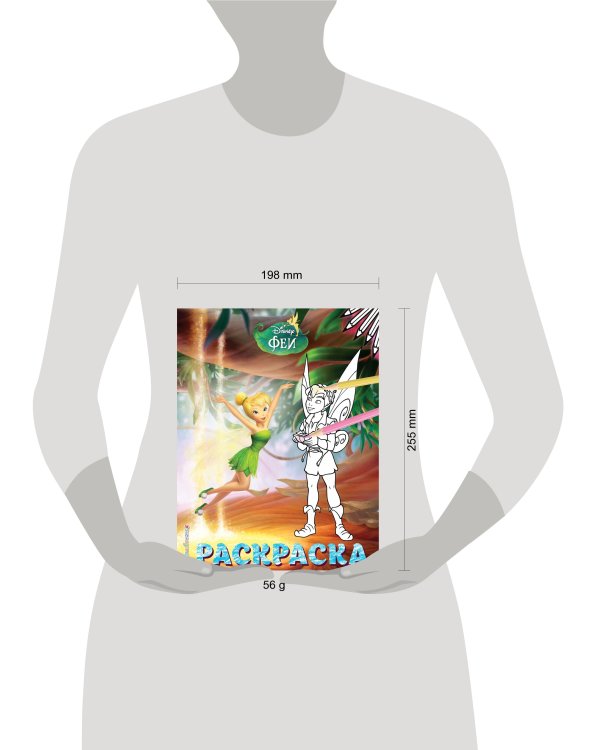 Феи. Раскраска № 12 (Динь-Динь и Теренс)