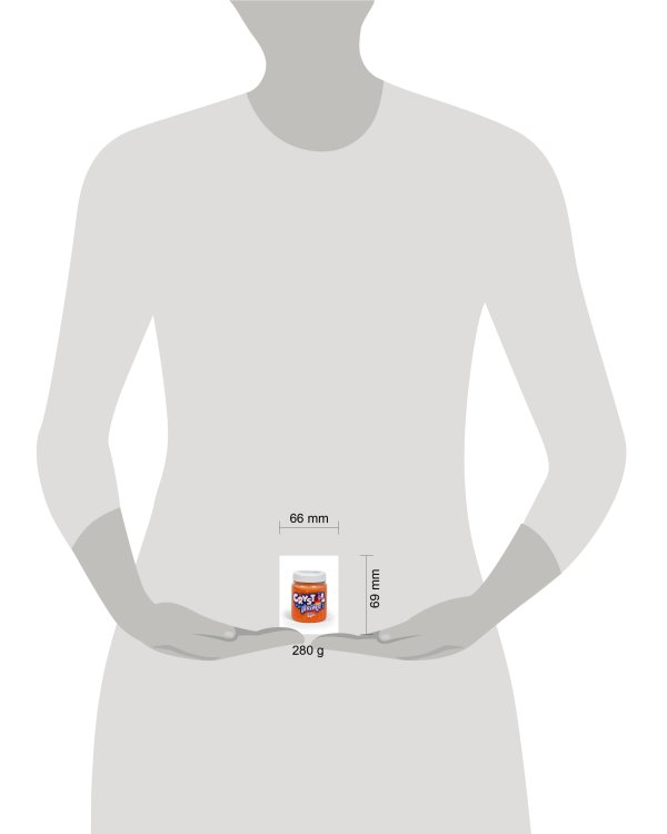 Игрушка ТМ «Slime» Crystal slime, апельсиновый, 250г