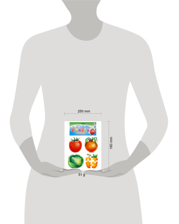 Пазлы мягкие для малышей ОВОЩИ (изолон) Арт. П-5420