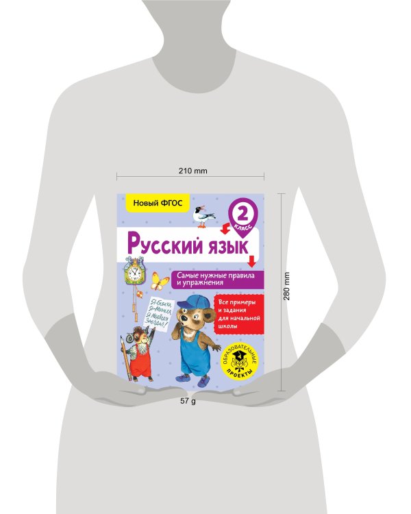 Русский язык. Самые нужные правила и упражнения. 2 класс