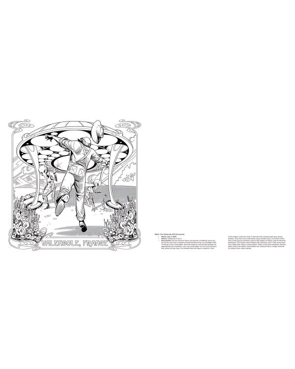 The Alien Encounters Coloring Book Раскраска «Встречи с инопланетянами» /Книги на английском языке