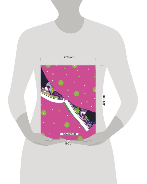 WTJ_inspiration. Тетрадь (А4, 40 л., УФ-лак, кеды)