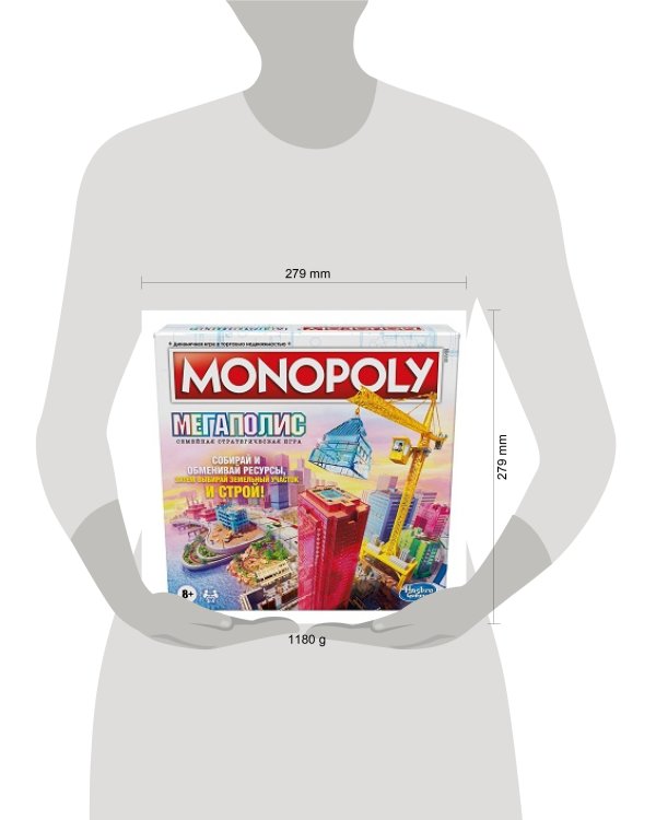 Игра настольная МОНОПОЛИЯ МЕГАПОЛИС