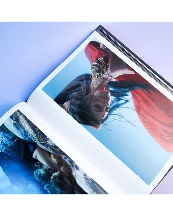 Призрачный Клинок. GhostBlade. Иллюстрации WLOP. Темная синева