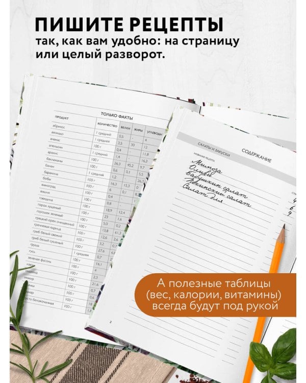 Мои любимые рецепты. Книга для записи кулинарных рецептов (твердый пер._а5_Шиповник и птица)