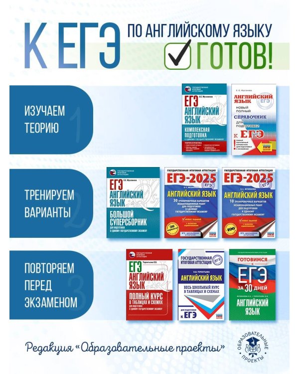 Готовимся к ЕГЭ за 30 дней. Английский язык