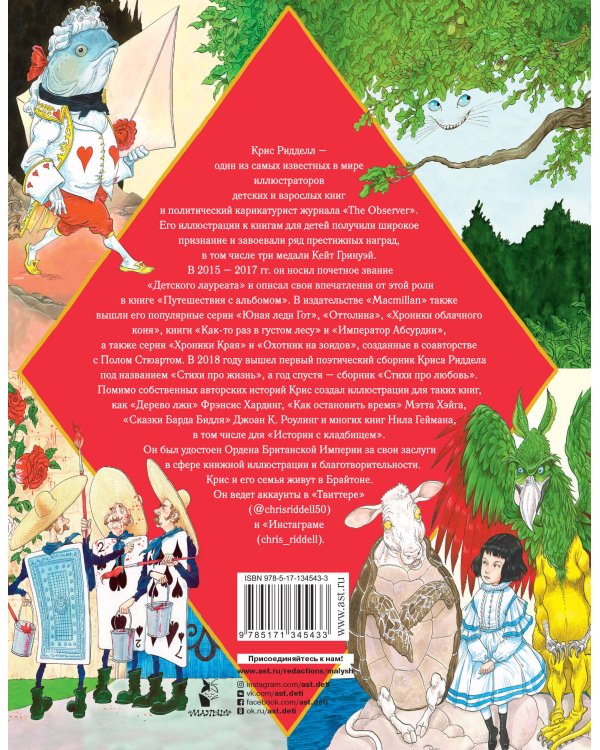 Приключения Алисы в Стране Чудес. Иллюстрации Криса Ридделла