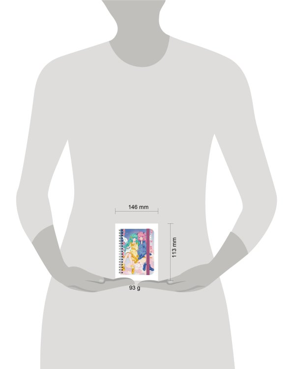 MyArt. БЛОКНОТ в клетку Ангелы в облаках. Cute