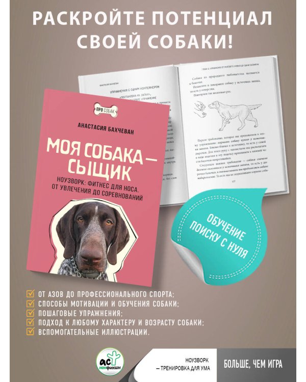 Моя собака — сыщик. Ноузворк: фитнес для носа. От увлечения до соревнований