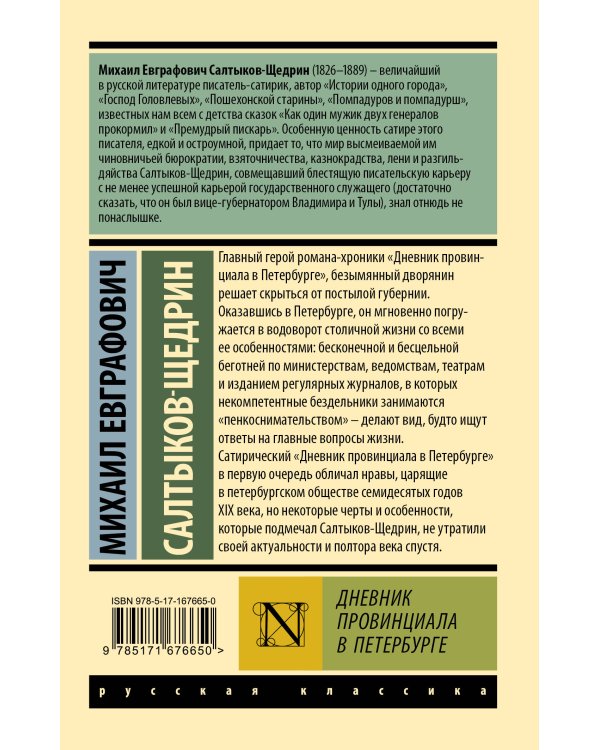 Дневник провинциала в Петербурге