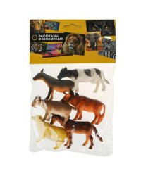 Пластизоль домашние животные 6 шт. в пак. ИГРАЕМ ВМЕСТЕ в кор.4*36шт