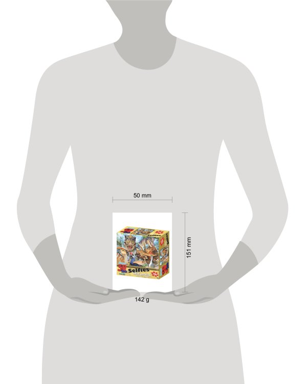 Пазл Super 3D «Динозавры селфи», 100 детал., 5+ ( арт. 13604) игр.-головоломка