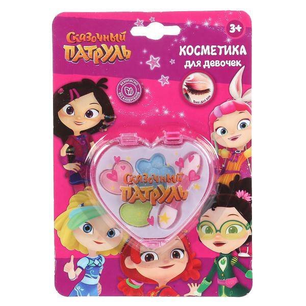 Косметика для девочек "СКАЗОЧНЫЙ ПАТРУЛЬ" тени для век на блистере ТМ "МИЛАЯ ЛЕДИ" в кор.3*288шт