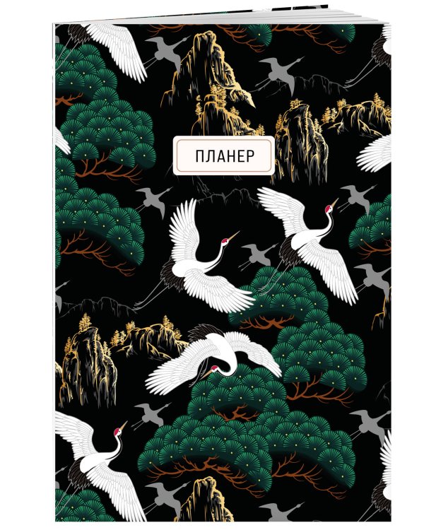 Блокнот-планер недатированный. My style (А4, 36 л., на скобе, черный)