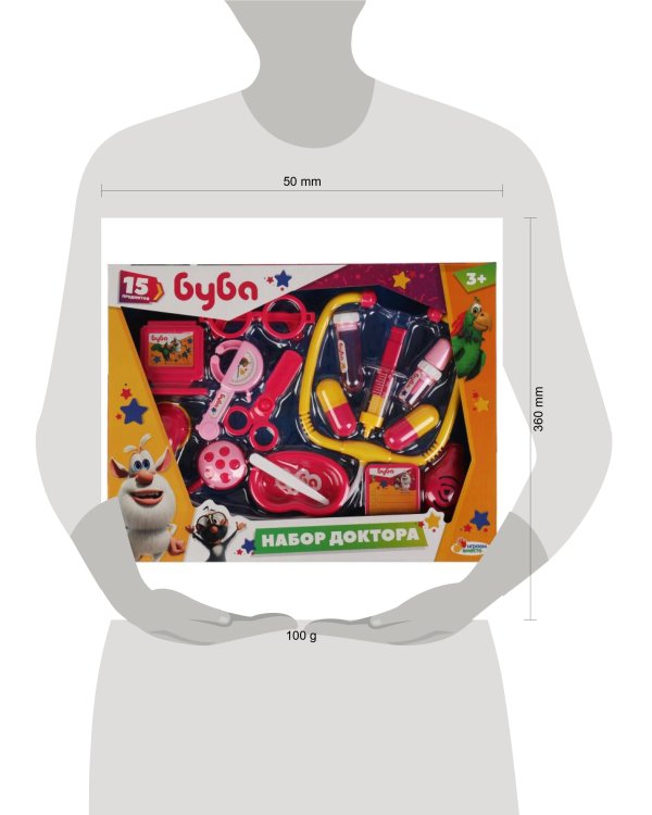 Набор доктора БУБА блист.36*27,8*5см ИГРАЕМ ВМЕСТЕ в кор.2*18шт