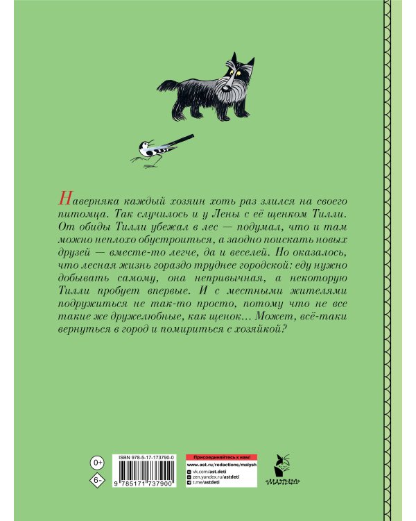 Храбрый Тилли. Записки щенка, написанные хвостом