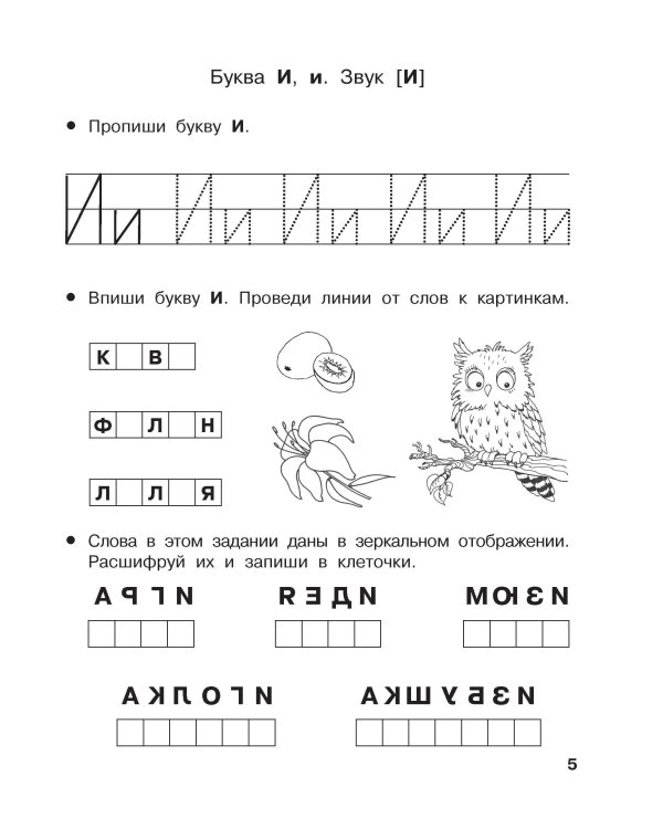Учу буквы и звуки. 5-6 лет