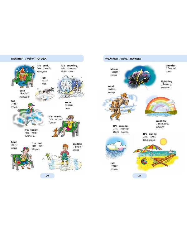 620 первых английских слов в иллюстрациях