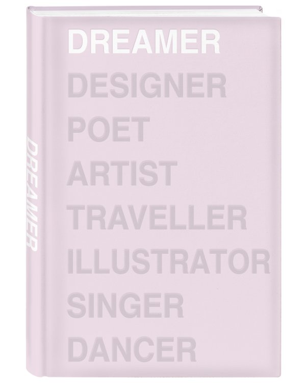 Ежедневник Dreamer (розовый). А5, твердый переплет, блинтовое тиснение, полусупер, 224 стр.