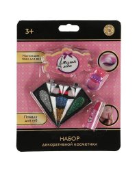 Косметика ДЛЯ ДЕВОЧЕК набор косметики: помада, тени с блестками МИЛАЯ ЛЕДИ в кор.2*288шт