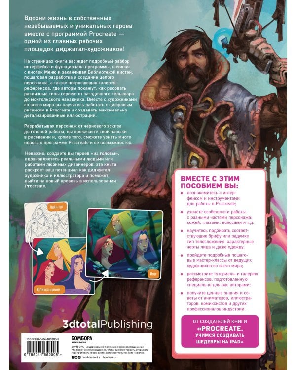 Создание персонажей в Procreate. Полное руководство для начинающих диджитал-художников