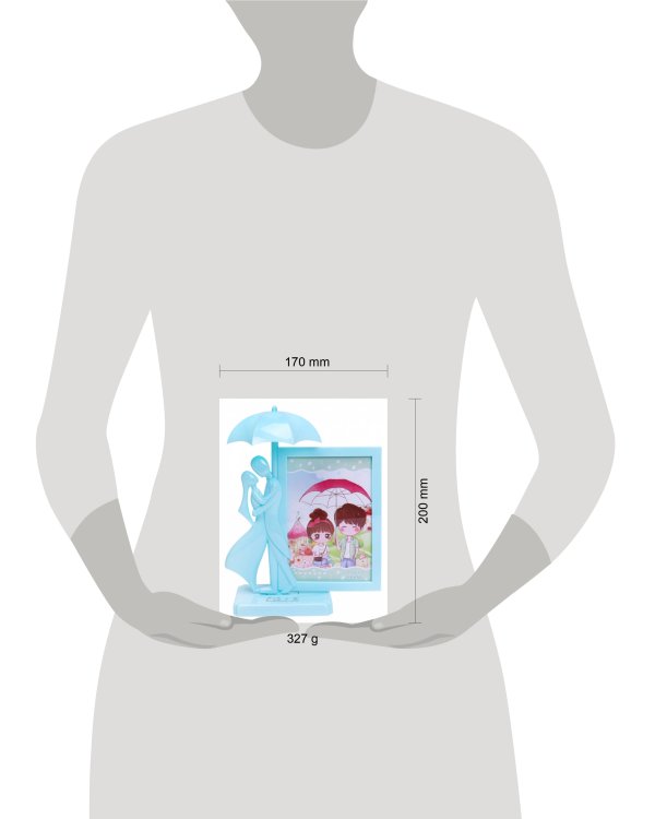 Фоторамка Зонтик, голубая 13х18 см ФР-7339