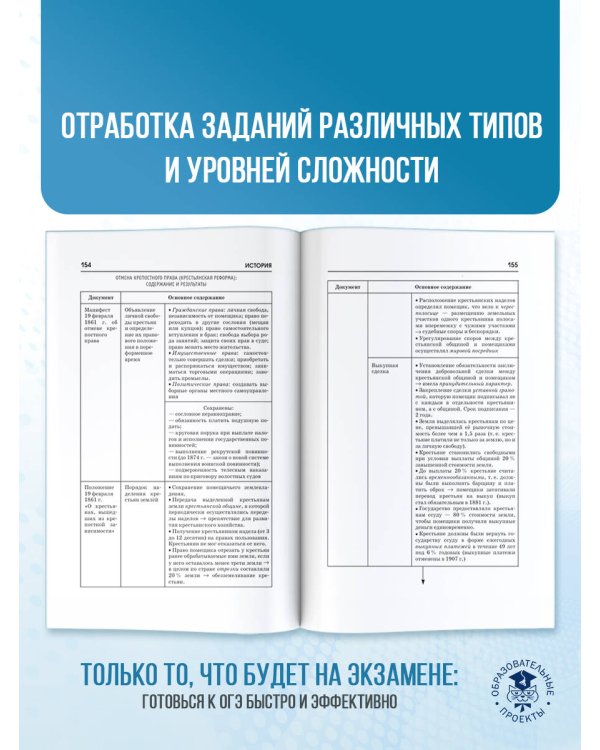 ОГЭ. История. Полный курс в таблицах и схемах для подготовки к ОГЭ