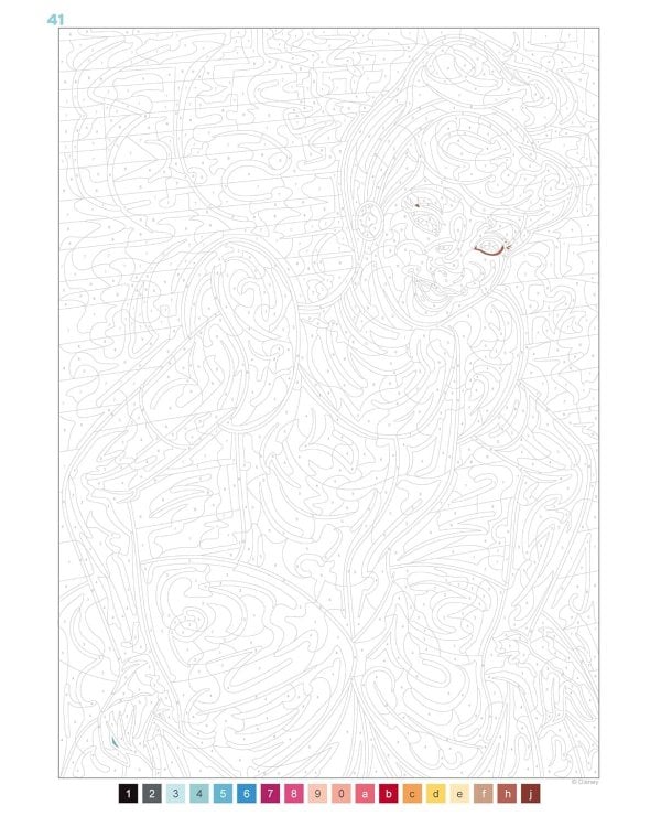 Coloriages mysteres Disney Princesses Раскраска Волшебный мир Диснея Принцессы /Книги на английском языке