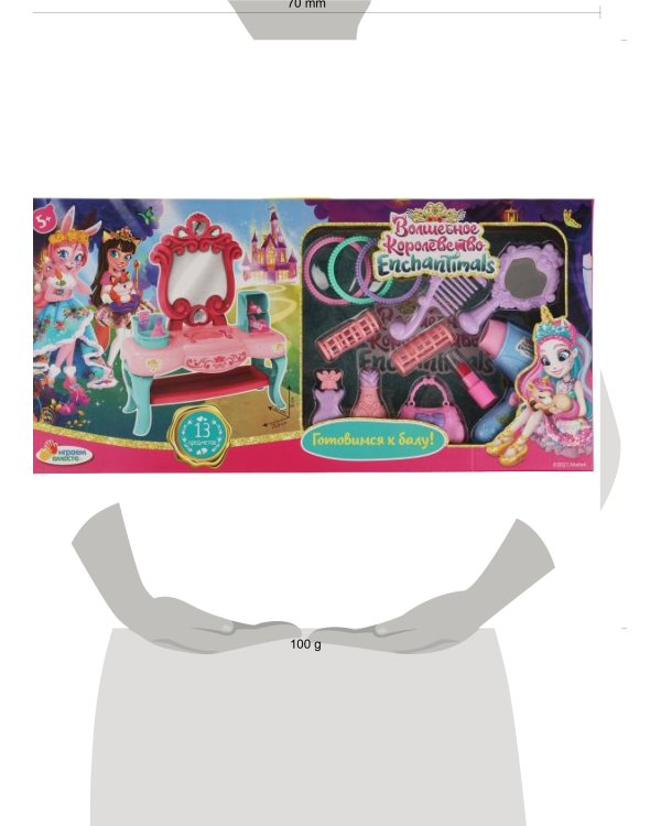 Набор стилиста ЭНЧАНТИМАЛС кор.52*25*6,8см ИГРАЕМ ВМЕСТЕ в кор.2*24шт