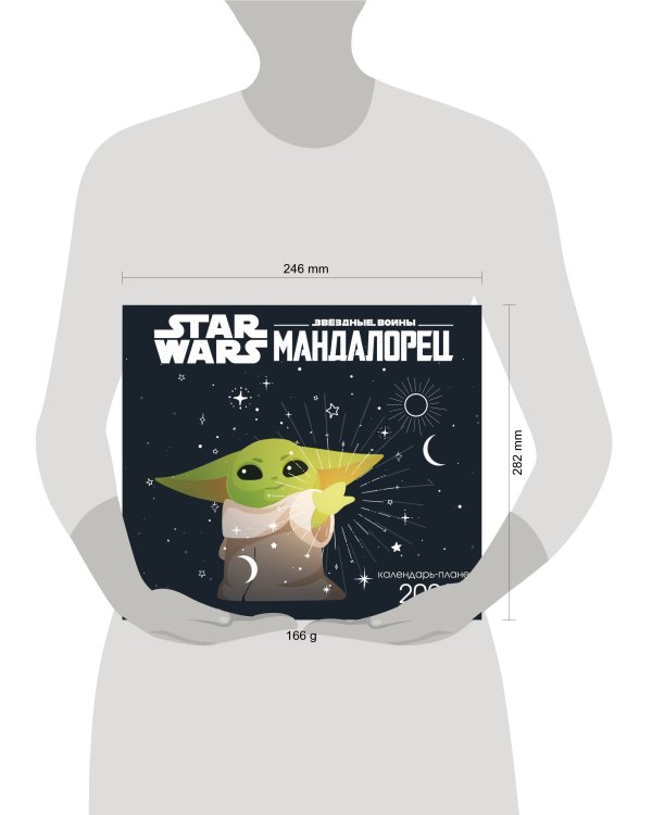Мандалорец. Настенный календарь-планер на 2023 год (245х280 мм)