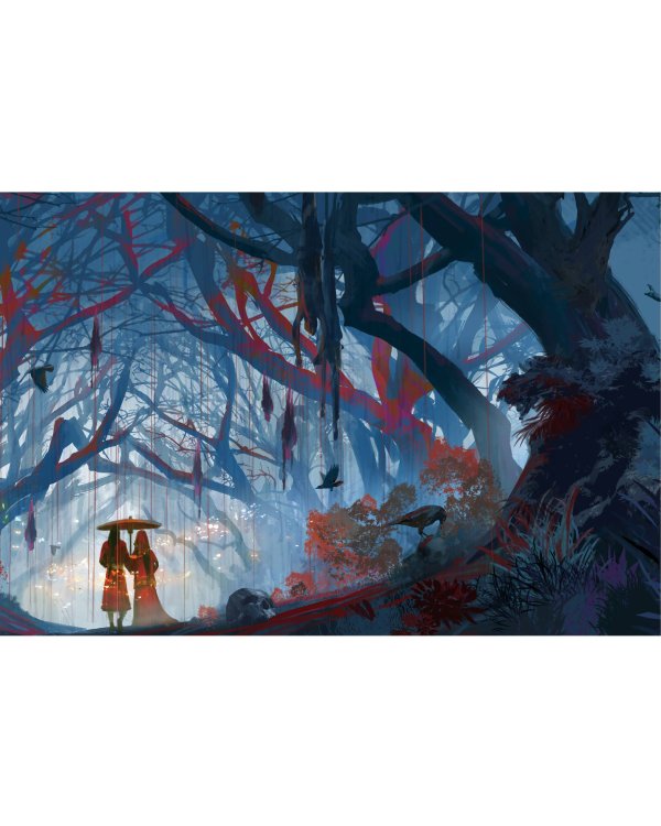 Артбук «Цветок и меч. Мир дунхуа "Благословение небожителей"»