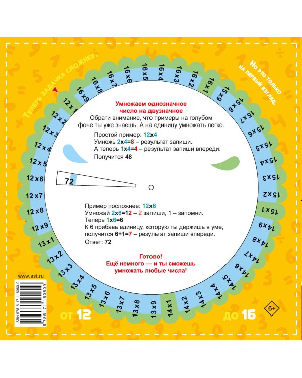 Табличное и внетабличное умножение за 5 минут в день