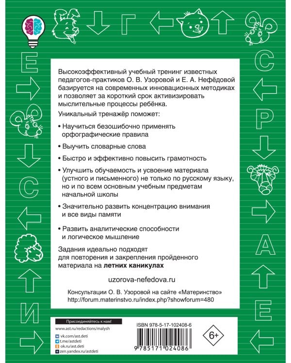 Быстро выучим правила русского языка. 1-4-й классы