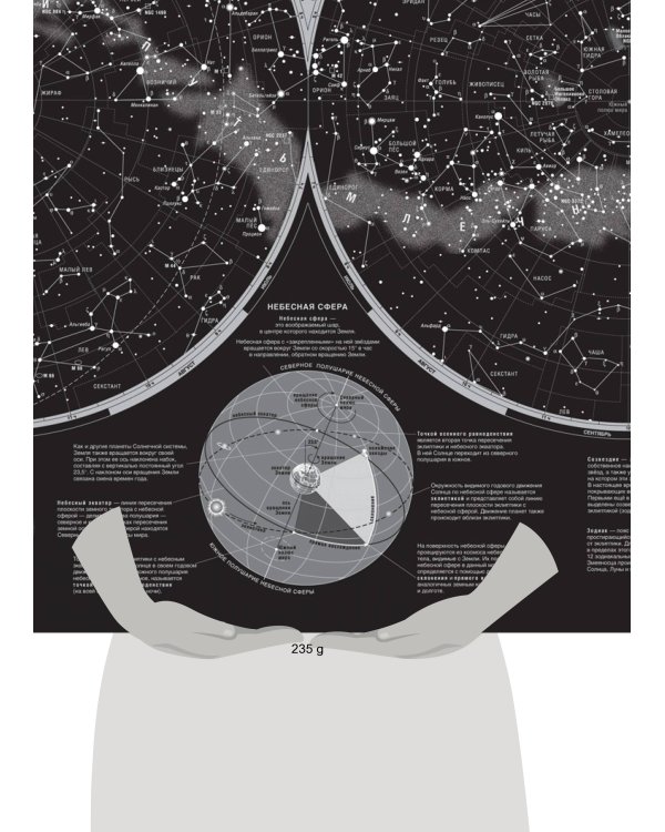 Карта звездного неба (светящаяся) А0 (в тубусе)
