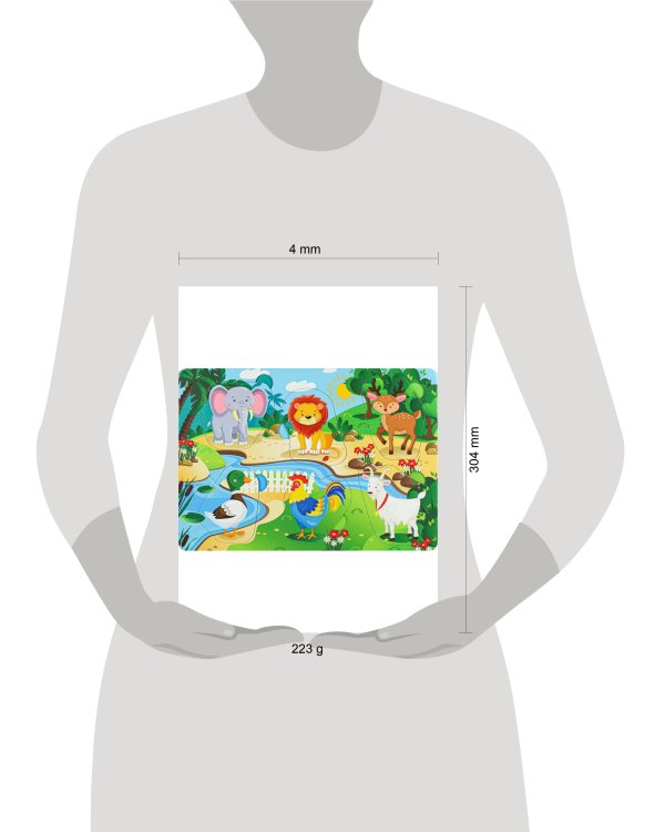 Рамка-вкладыш трехслойная "Папа, мама и малыш" П-9403