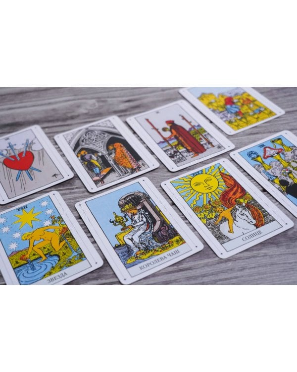 Таро Уэйта. Премиум колода. 78 мини-карт и инструкция