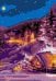 Ам-092 Алмазная мозаика 21*30 см (полное заполнение) "Морозная ночь"