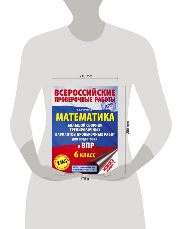 Математика. Большой сборник тренировочных вариантов проверочных работ для подготовки к ВПР. 6 класс